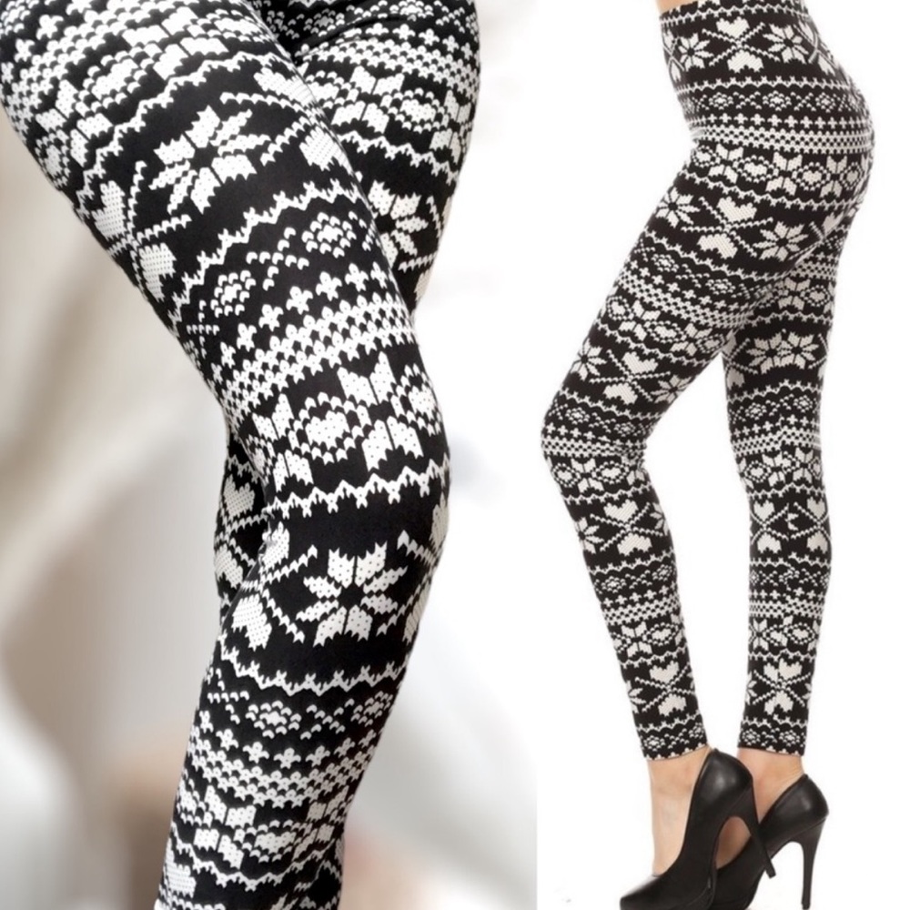 🖤LAST1️⃣🖤NEW BUTTERY SOFT MUST HAVE WOMENS SUPER STRETCHY HOLIDAY LEGGINGS